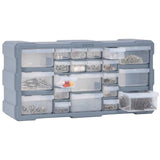 Multi-drawer Organiser with 22 Drawers 49x16x25.5 cm