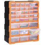 Multi-drawer Organiser with 39 Drawers 38x16x47 cm - Close-Up Angle