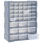 Multi-drawer Organiser with 39 Drawers 38x16x47 cm