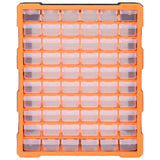 Multi-drawer Organiser with 60 Drawers 38x16x47.5 cm - Front View
