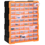 Multi-drawer Organiser with 60 Drawers 38x16x47.5 cm