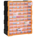 Multi-drawer Organiser with 60 Drawers 38x16x47.5 cm - Close-Up Angle