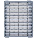 Multi-drawer Organiser with 60 Drawers 38x16x47.5 cm - Front View