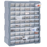 Multi-drawer Organiser with 60 Drawers 38x16x47.5 cm - Rear View