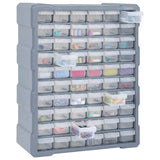 Multi-drawer Organiser with 60 Drawers 38x16x47.5 cm - Close-Up Angle