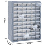 Multi-drawer Organiser with 60 Drawers 38x16x47.5 cm - Extra Image