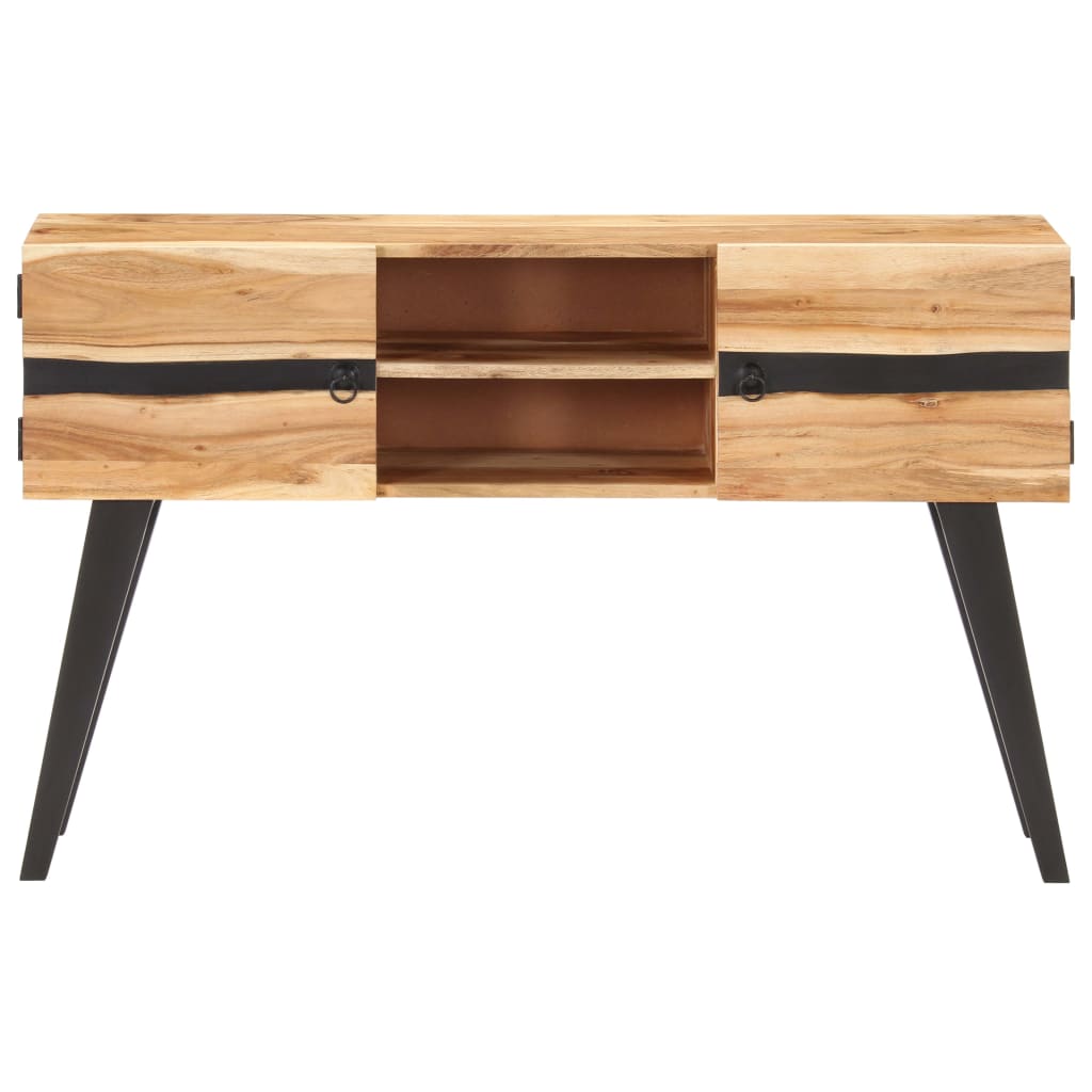 Sideboard 120x30x75 cm Solid Acacia Wood