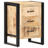 Bedside Cabinet 40x35x55 cm Solid Mango Wood - Extra Image