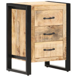 Bedside Cabinet 40x35x55 cm Solid Mango Wood - Extra Image