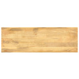 TV Cabinet 107x35x45 cm Solid Mango Wood - Top-Down View