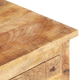 Coffee Table 100x55x40 cm Rough Mango Wood - 45-Degree Angle