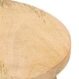 Bar Stools 2 pcs Solid Mango Wood - 45-Degree Angle