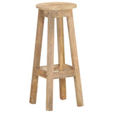 Bar Stools 2 pcs Solid Mango Wood - Extra Image