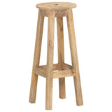 Bar Stools 2 pcs Solid Mango Wood - Extra Image