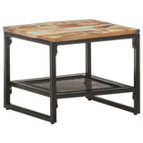 Side Table 40x40x35 cm Solid Reclaimed Wood - Extra Image