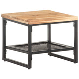 Side Table 40x40x35 cm Solid Acacia Wood - Extra Image