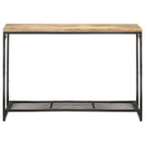 Console Table 110x35x75 cm Solid Mango Wood - Front View