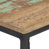 Console Table 110x35x75 cm Solid Reclaimed Wood - Low Angle