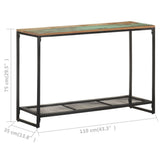 Console Table 110x35x75 cm Solid Reclaimed Wood - Extra Image
