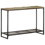 Console Table 110x35x75 cm Solid Reclaimed Wood - 45-Degree Angle