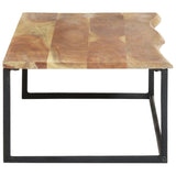 Peg with Live Edge 100x35x22 cm Solid Acacia Wood - Top-Down View