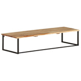 Peg with Live Edge 100x35x22 cm Solid Acacia Wood - Extra Image