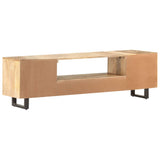 TV Cabinet 160x30x45 cm Solid Mango Wood - Side View