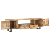 TV Cabinet 160x30x45 cm Solid Mango Wood - Top-Down View