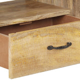 TV Cabinet 160x30x45 cm Solid Mango Wood - 45-Degree Angle