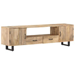 TV Cabinet 160x30x45 cm Solid Mango Wood