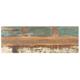 Console Table 110x30x75 cm Solid Reclaimed Wood - Top-Down View