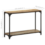 Console Table 110x30x75 cm Solid Reclaimed Wood - Close-Up Angle