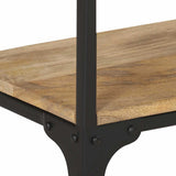 Coffee Table 90x30x40 cm Solid Mango Wood - 45-Degree Angle