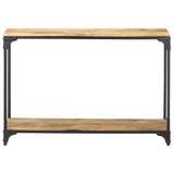 Console Table 110x30x75 cm Solid Mango Wood - Front View