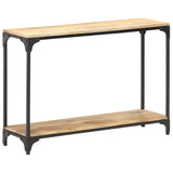 Console Table 110x30x75 cm Solid Mango Wood - Low Angle