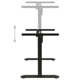 Electric Motorised Standing Desk Frame Height Adjustable Black