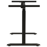 Manual Height Adjustable Standing Desk Frame Hand Crank Black - 45-Degree Angle