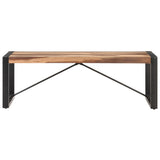 Coffee Table 120x60x40 cm Solid Wood - Front View