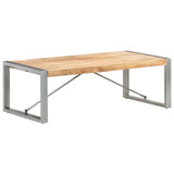Coffee Table 120x60x40 cm Rough Mango Wood - Extra Image