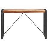 Dining Table 120x60x75 cm Solid Wood - Front View