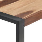 Dining Table 120x60x75 cm Solid Wood - Top-Down View