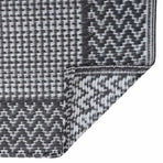 Outdoor Carpet Grey 80x150 cm PP