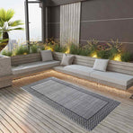 Outdoor Carpet Grey 80x150 cm PP