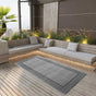 Outdoor Carpet ARAKIL Grey 120x180 cm PP