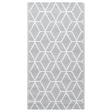 Outdoor Carpet ARAKIL Grey 80x150 cm PP - Front View