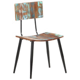 Dining Chairs 4 pcs Solid Reclaimed Wood - Close-Up Angle