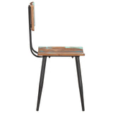 Dining Chairs 4 pcs Solid Reclaimed Wood - Top-Down View
