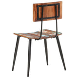 Dining Chairs 4 pcs Solid Reclaimed Wood - 45-Degree Angle