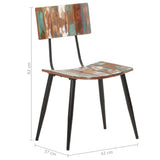 Dining Chairs 4 pcs Solid Reclaimed Wood - Extra Image