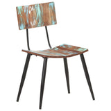 Dining Chairs 4 pcs Solid Reclaimed Wood - Extra Image